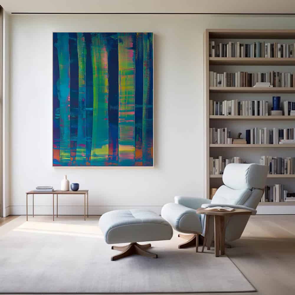 COLOR ABSTRACT ART "VIVID GLITCH"