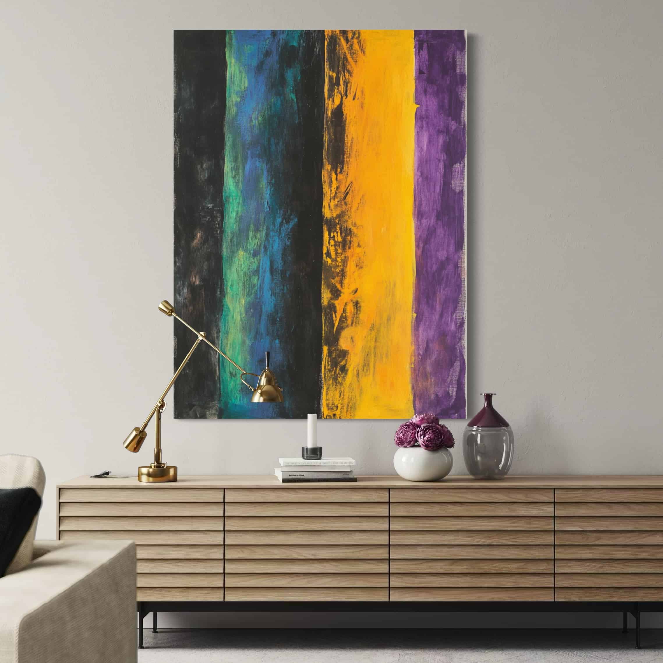 COLOR FIELD PAINTING: "PRIMAL SPECTRUM"