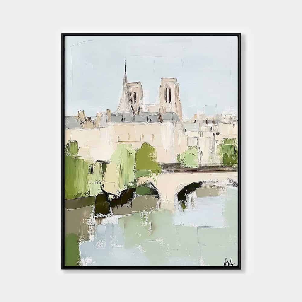 CONTEMPORARY IMPASTO "ECHOES OF NOTRE DAME"