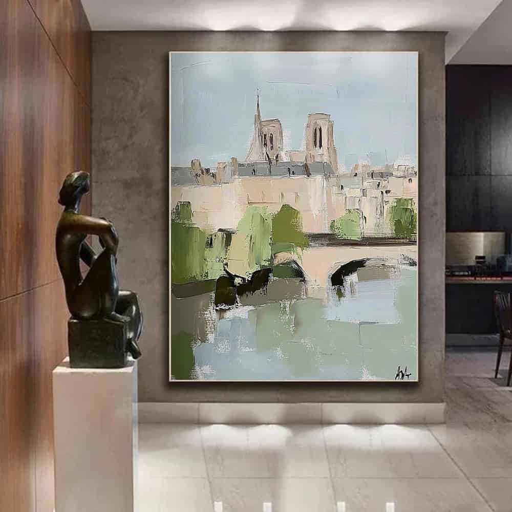 CONTEMPORARY IMPASTO "ECHOES OF NOTRE DAME"