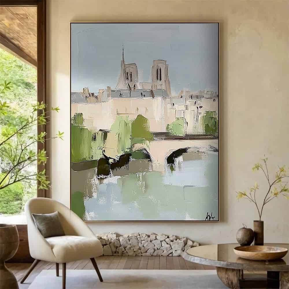 CONTEMPORARY IMPASTO "ECHOES OF NOTRE DAME"