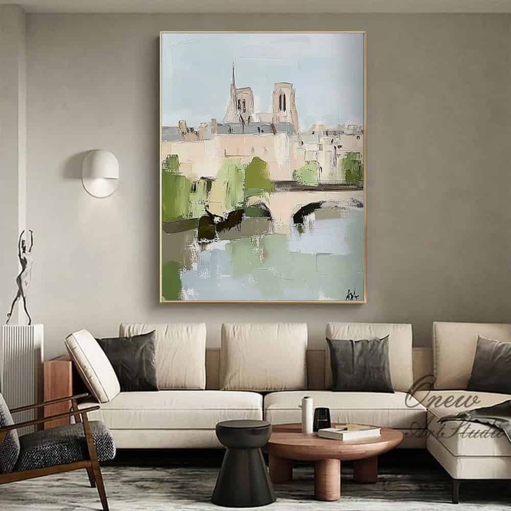 CONTEMPORARY IMPASTO "ECHOES OF NOTRE DAME"