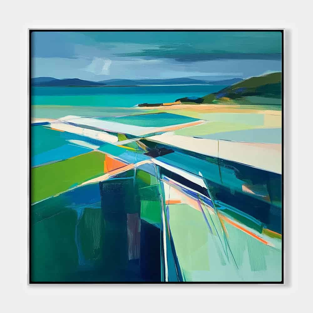 GEOMETRIC ART "COASTAL PRISM"