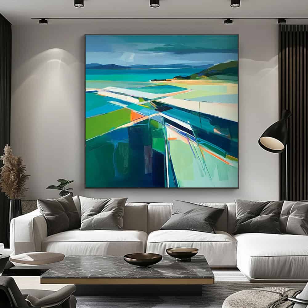 GEOMETRIC ART "COASTAL PRISM"