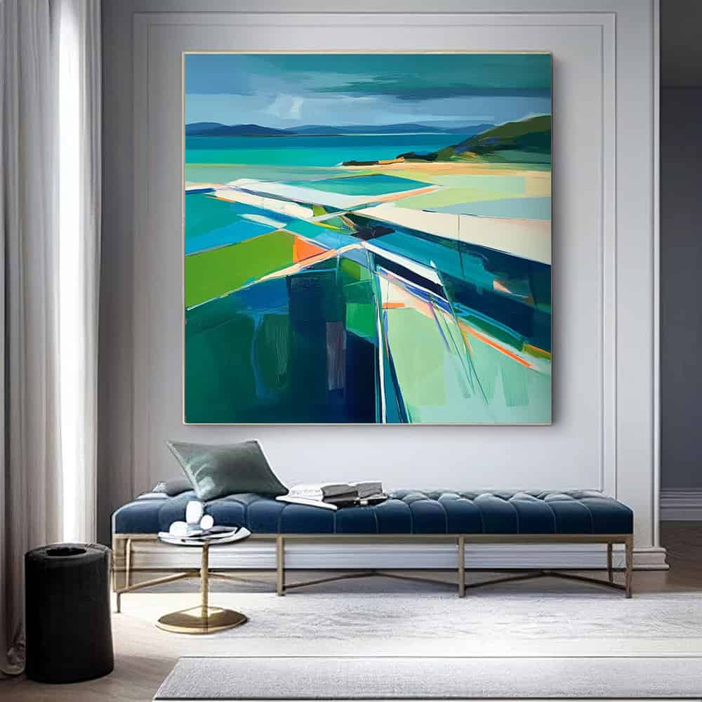 GEOMETRIC ART "COASTAL PRISM"