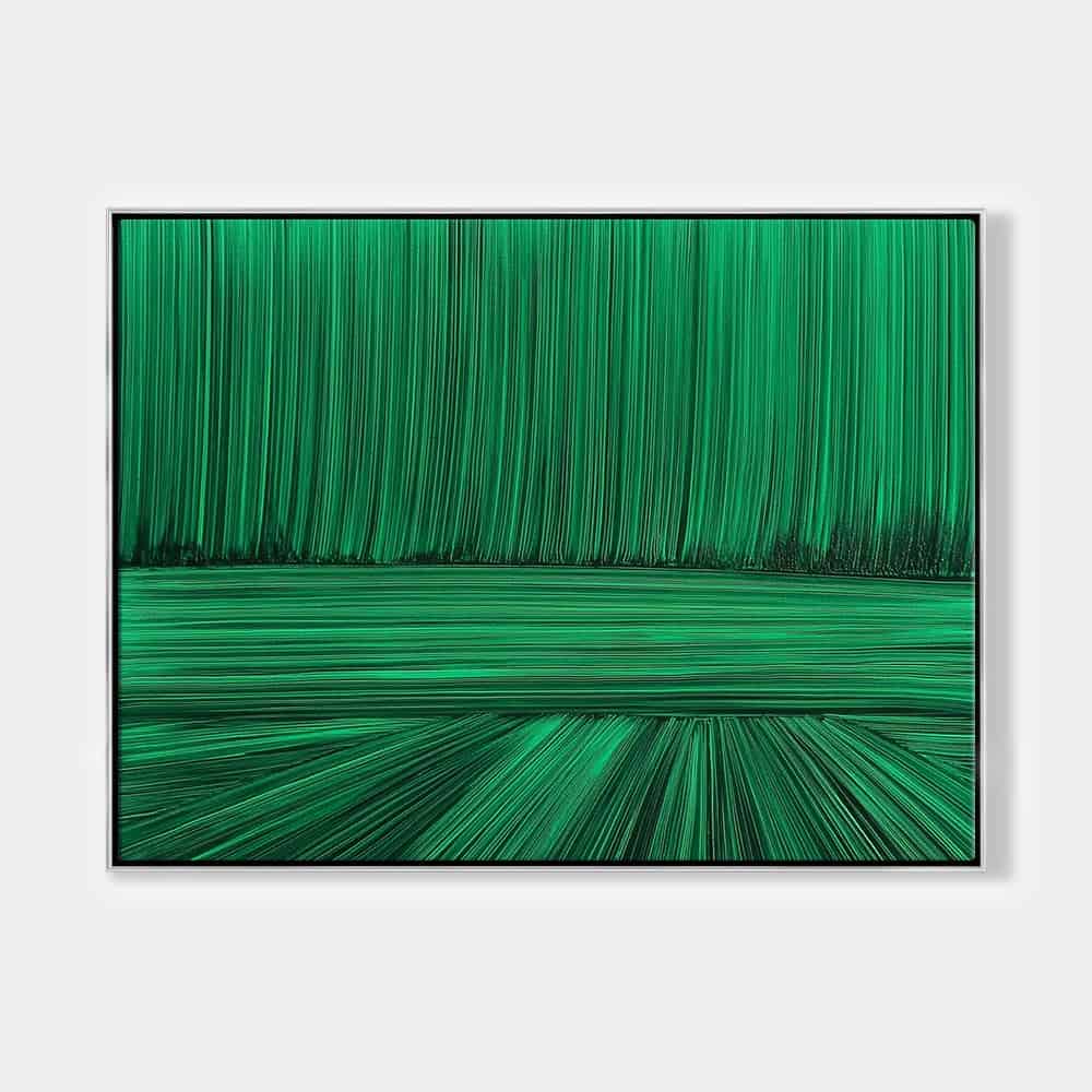 GEOMETRIC ART "EMERALD STREAM"