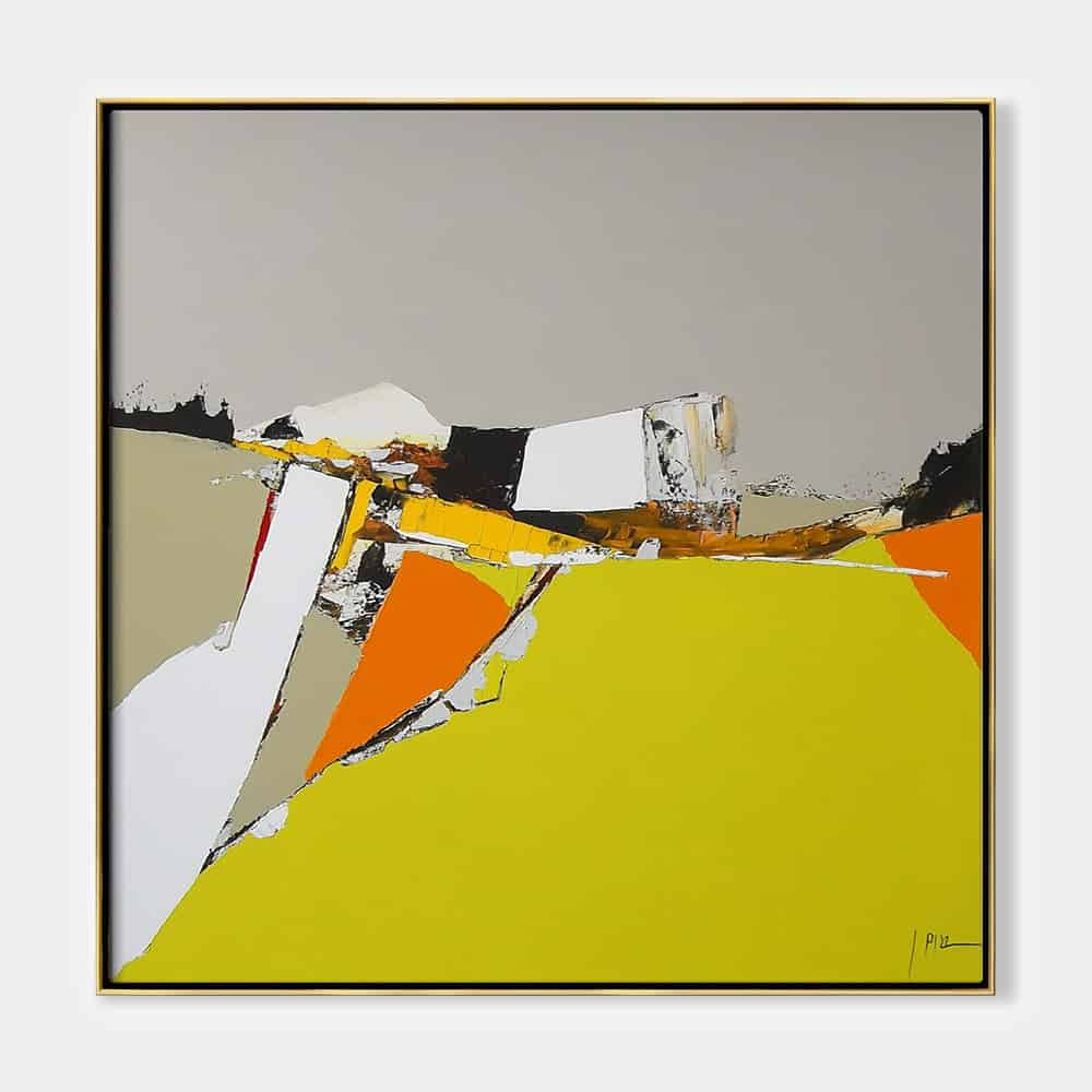 GEOMETRIC ART "FRACTURED HORIZON"