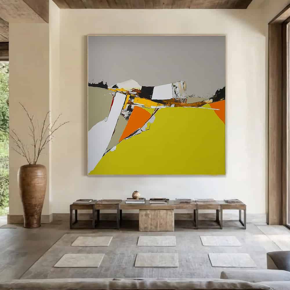 GEOMETRIC ART "FRACTURED HORIZON"