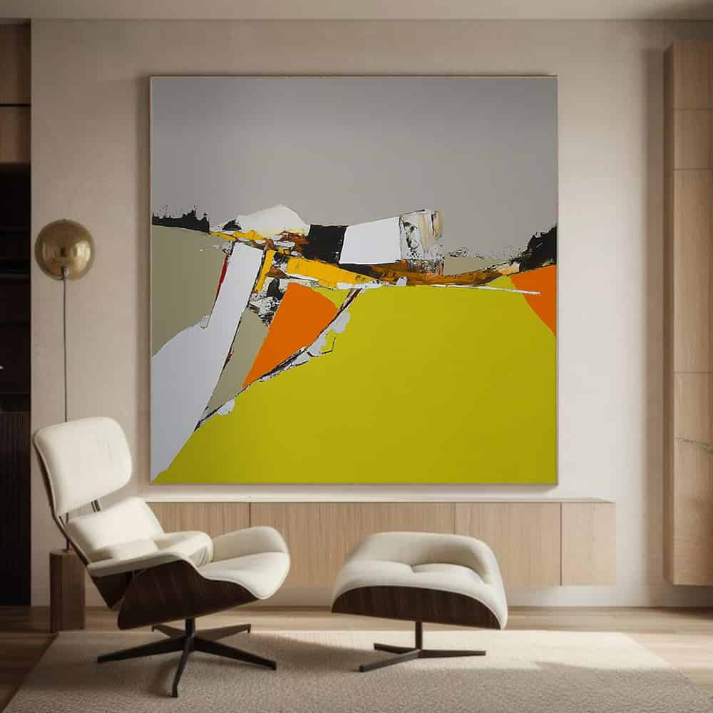 GEOMETRIC ART "FRACTURED HORIZON"