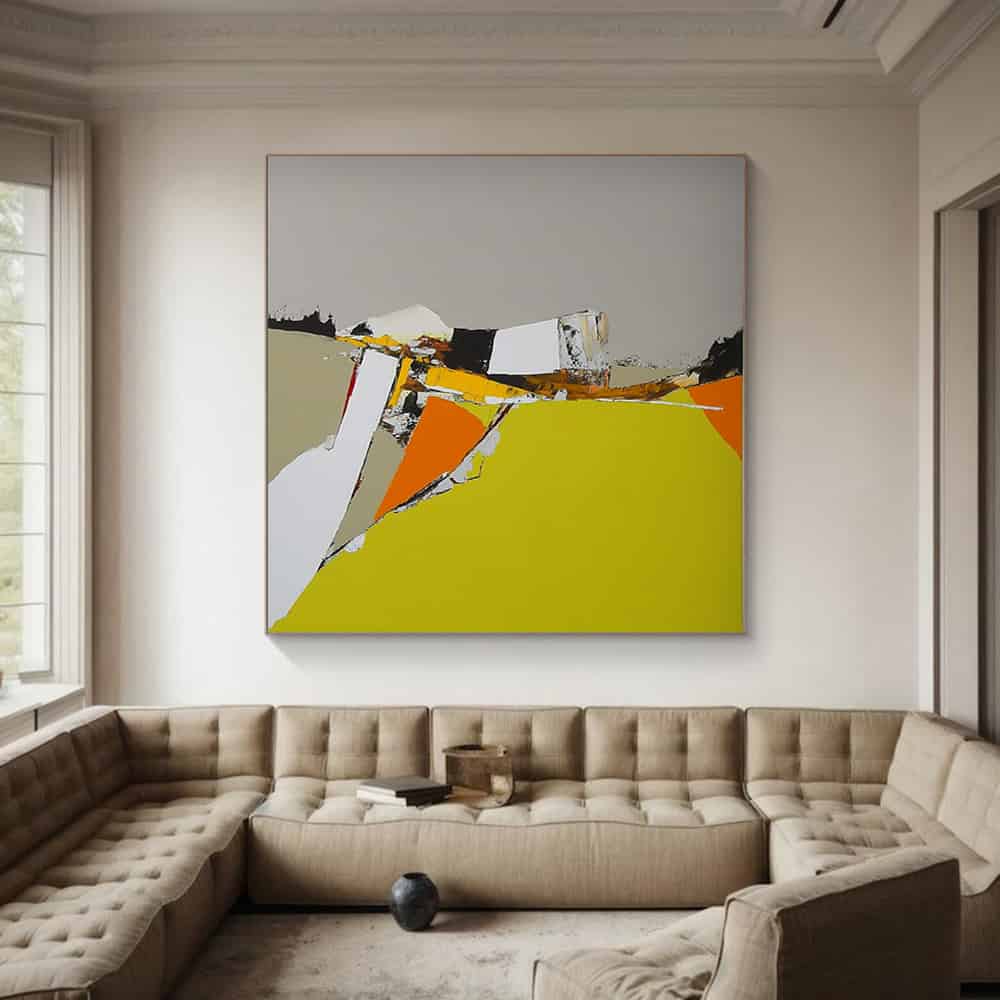 GEOMETRIC ART "FRACTURED HORIZON"
