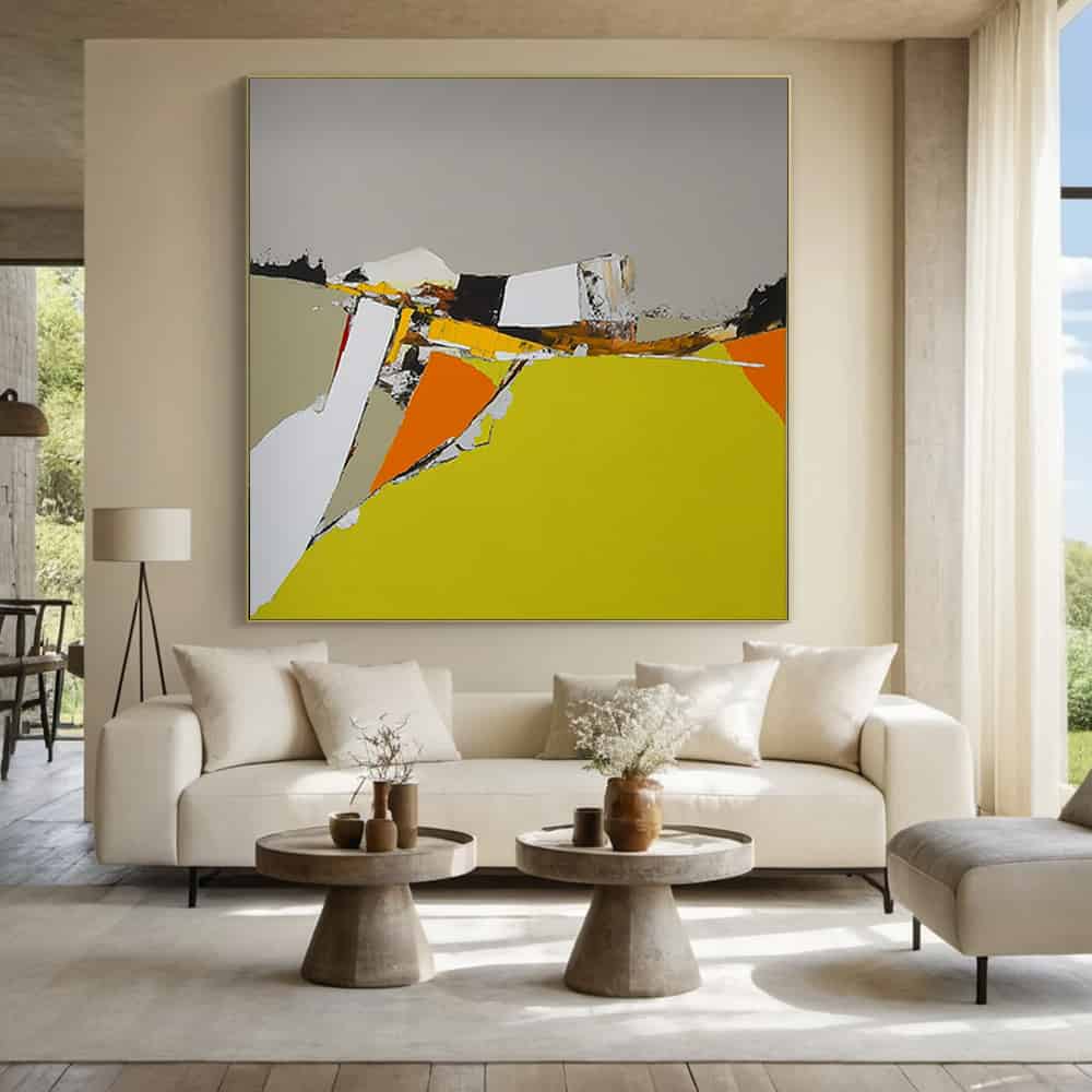 GEOMETRIC ART "FRACTURED HORIZON"