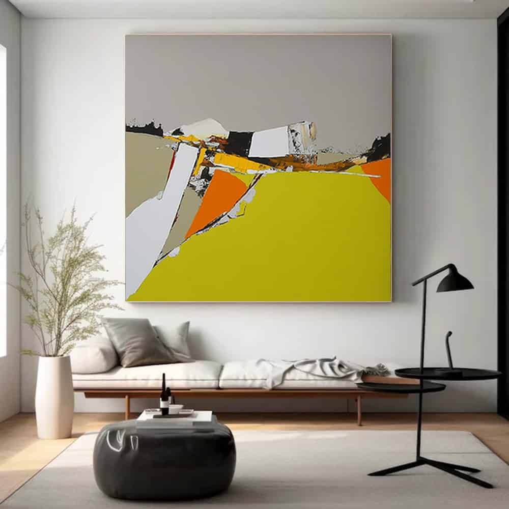 GEOMETRIC ART "FRACTURED HORIZON"