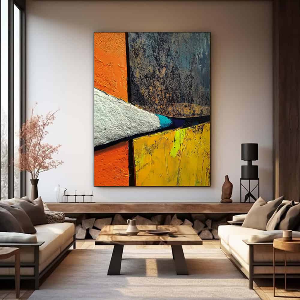 GEOMETRIC ART "INDUSTRIAL STRATA"