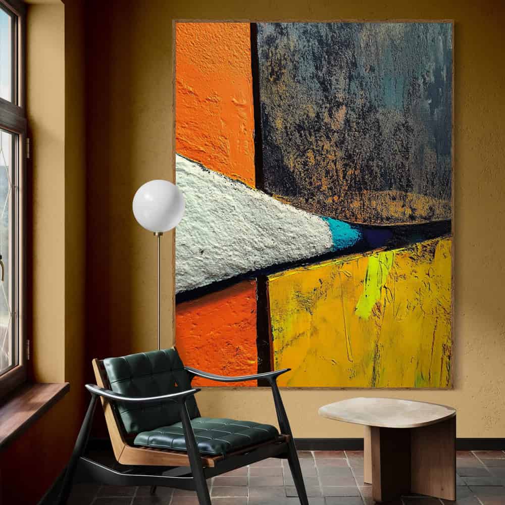GEOMETRIC ART "INDUSTRIAL STRATA"