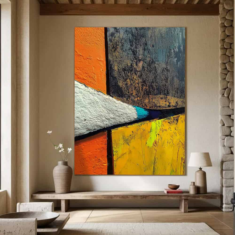 GEOMETRIC ART "INDUSTRIAL STRATA"
