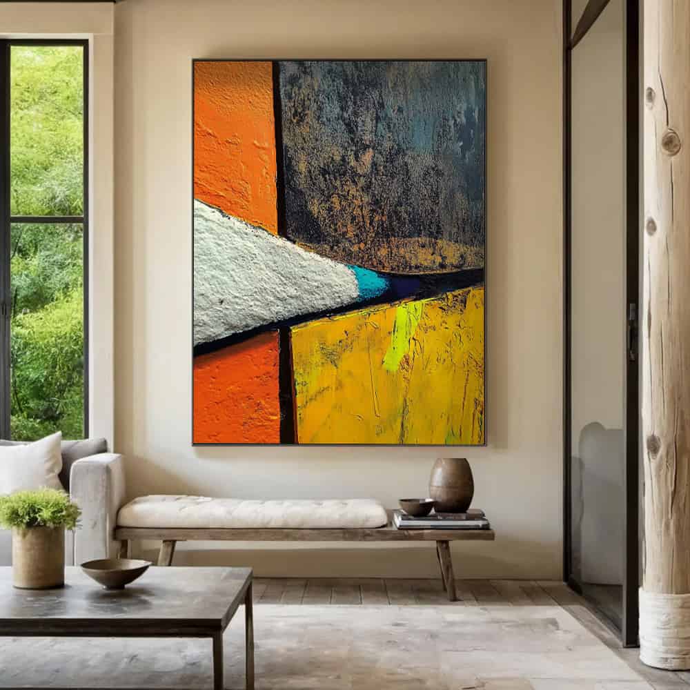 GEOMETRIC ART "INDUSTRIAL STRATA"