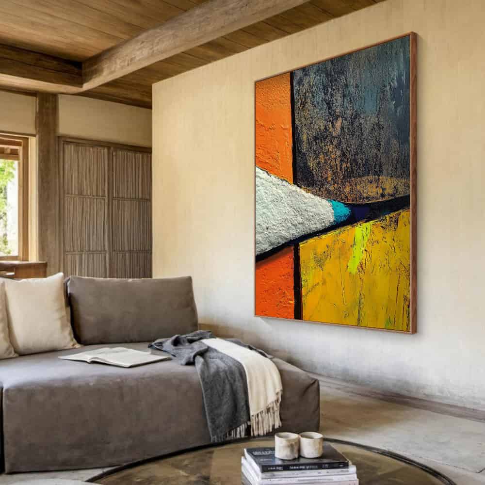 GEOMETRIC ART "INDUSTRIAL STRATA"