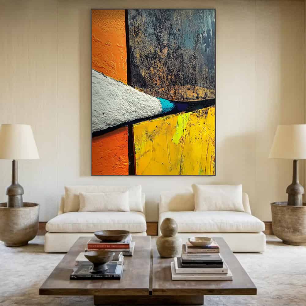 GEOMETRIC ART "INDUSTRIAL STRATA"