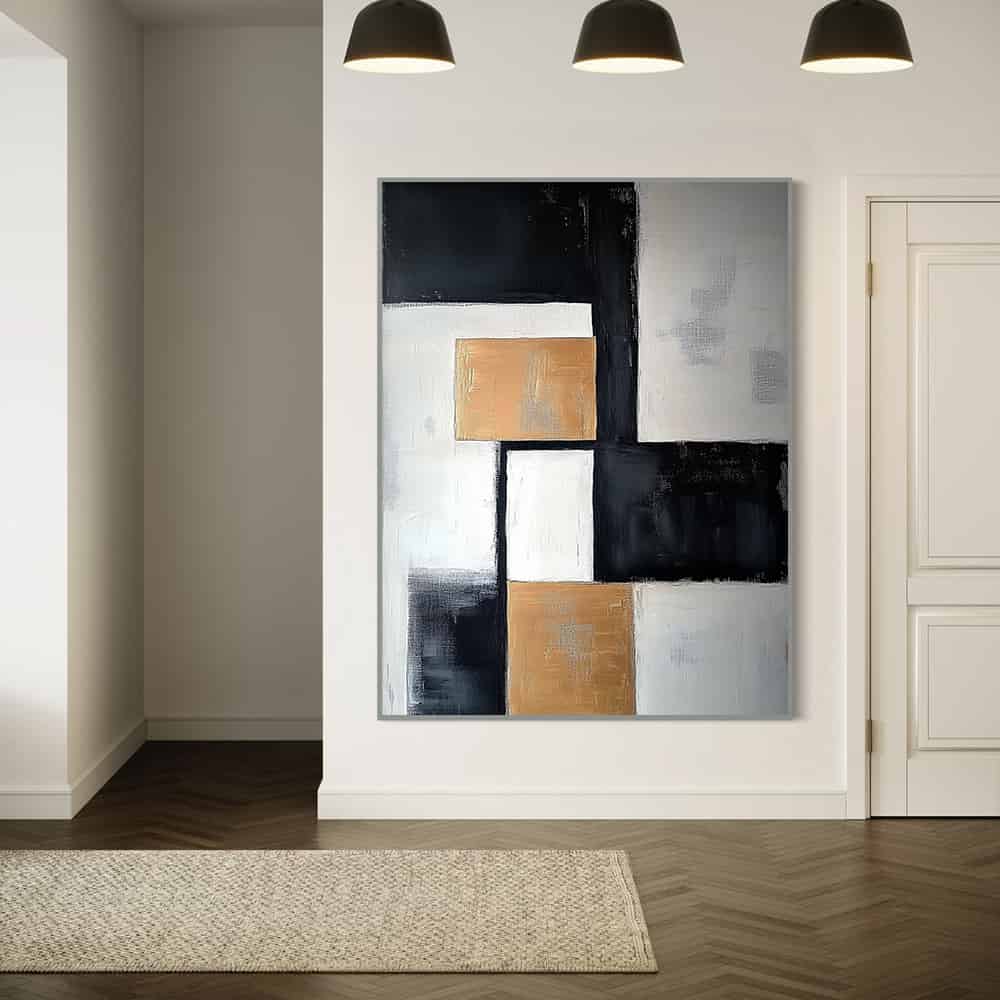 GEOMETRIC ART "THE GOLDEN LATTICE"
