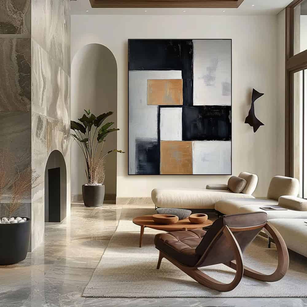 GEOMETRIC ART "THE GOLDEN LATTICE"