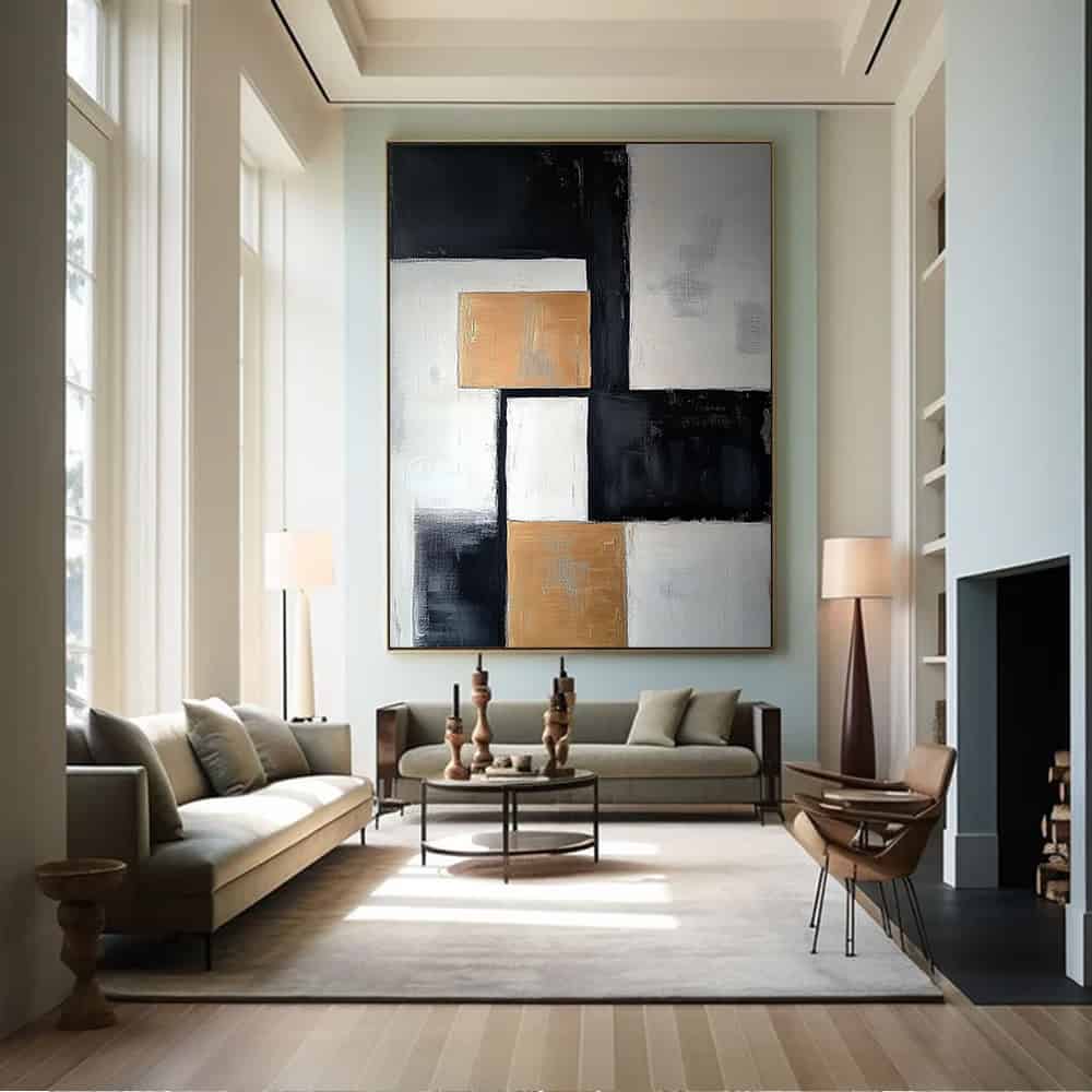 GEOMETRIC ART "THE GOLDEN LATTICE"