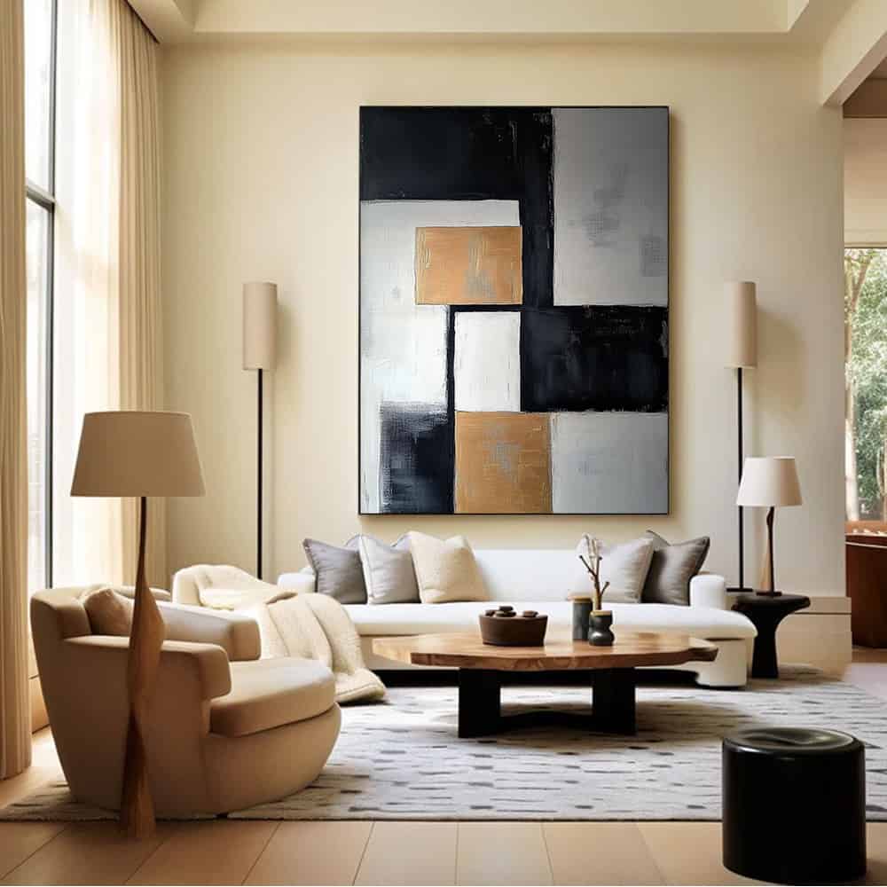 GEOMETRIC ART "THE GOLDEN LATTICE"
