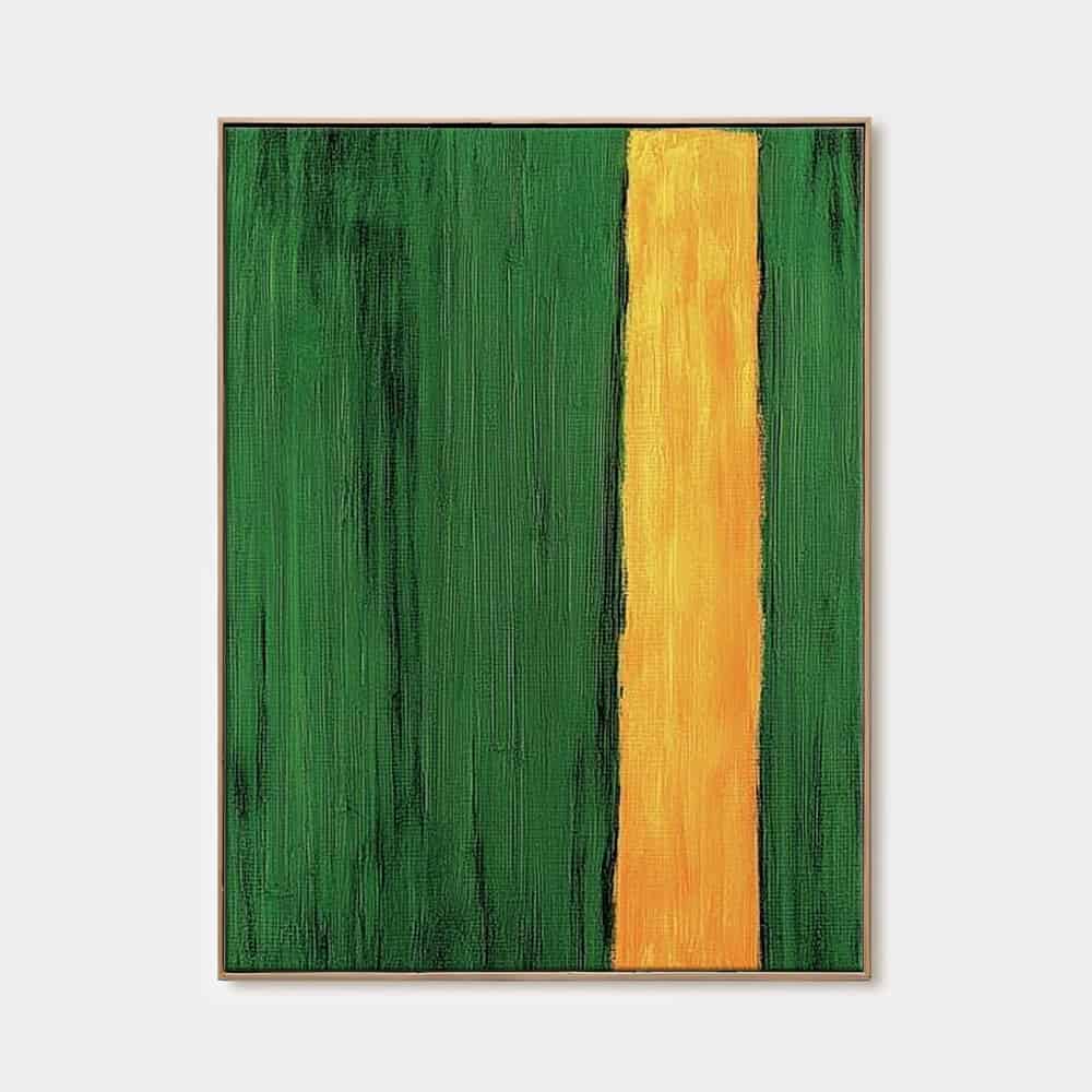 GREEN ABSTRACT ART "PATH OF LIGHT"