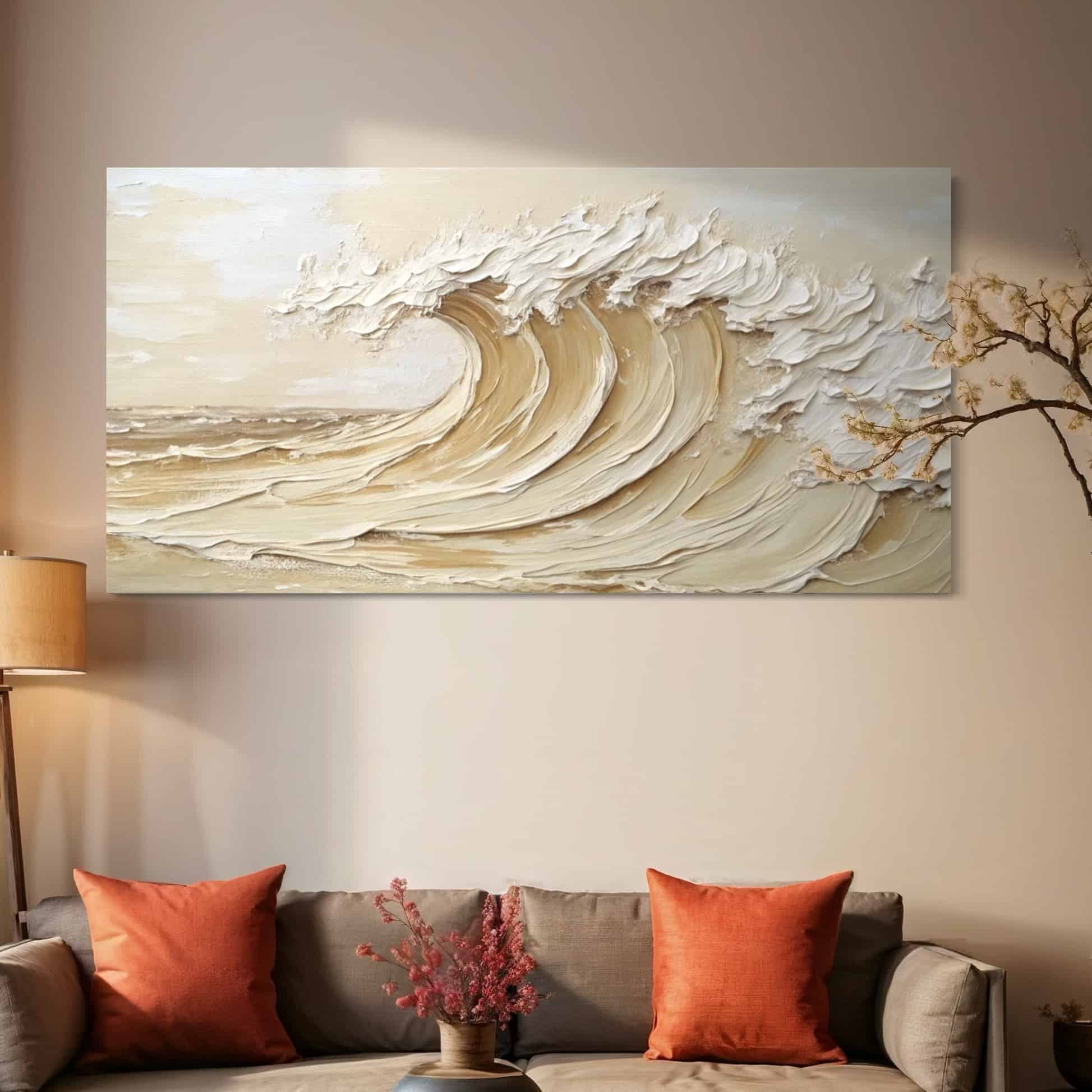SEA & BEACH ART "GOLDEN WAVE"