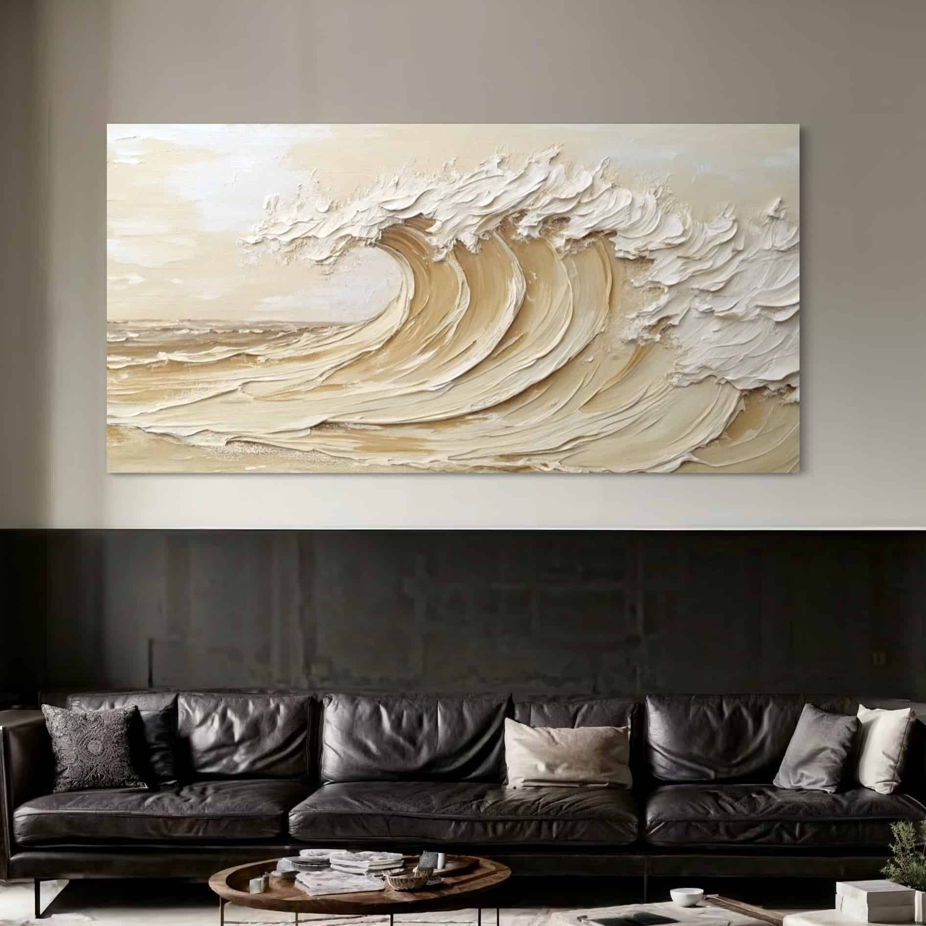 SEA & BEACH ART "GOLDEN WAVE"
