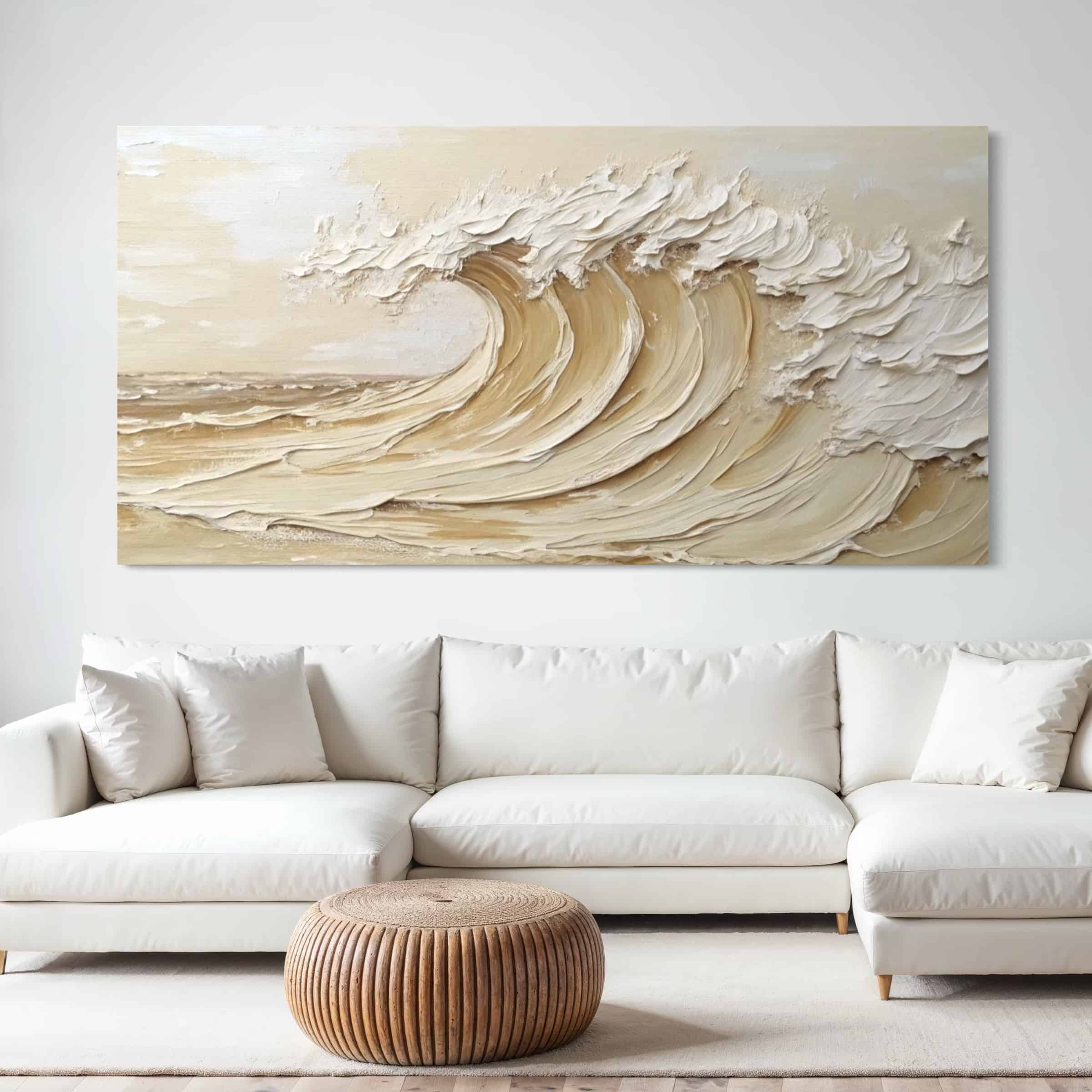 SEA & BEACH ART "GOLDEN WAVE"