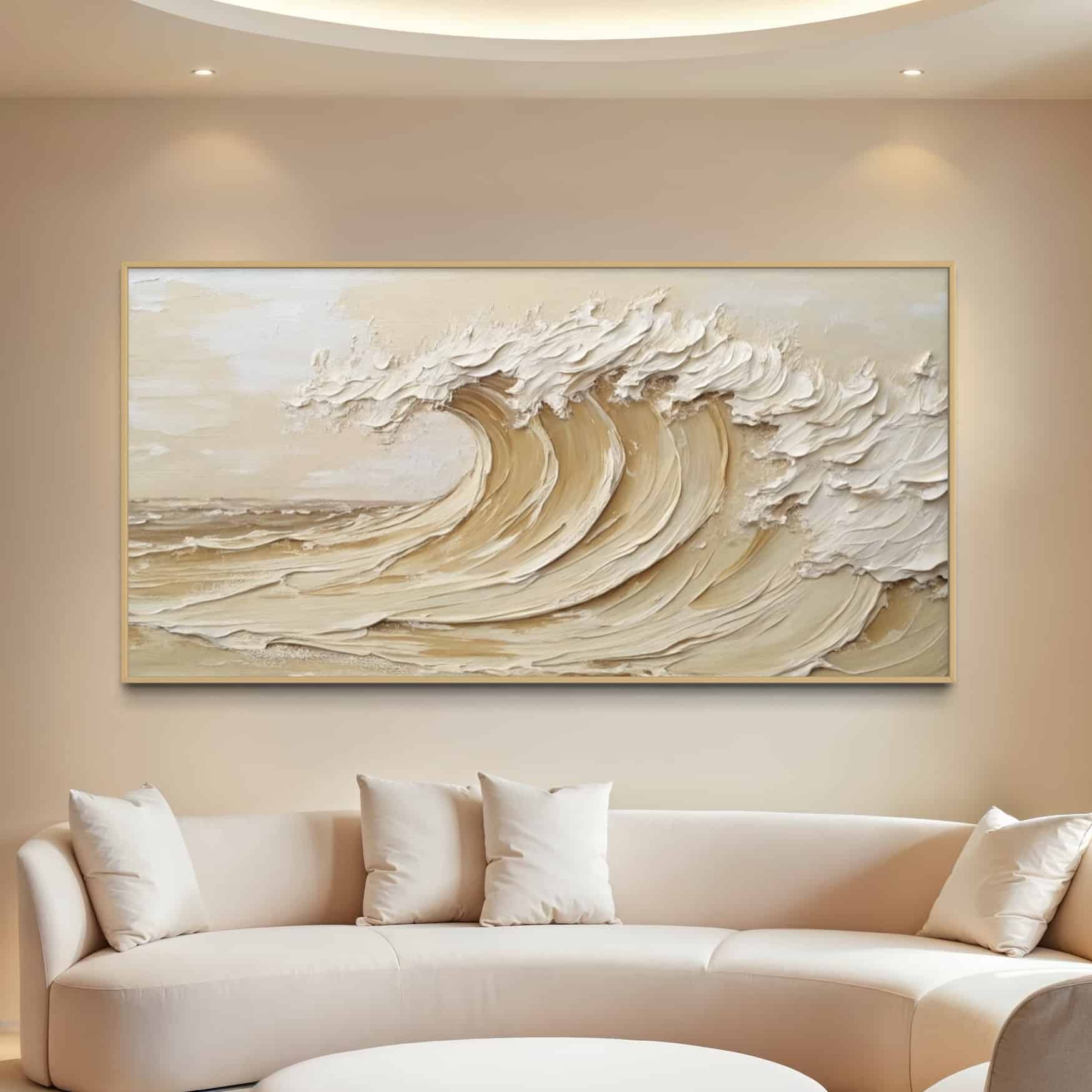 SEA & BEACH ART "GOLDEN WAVE"