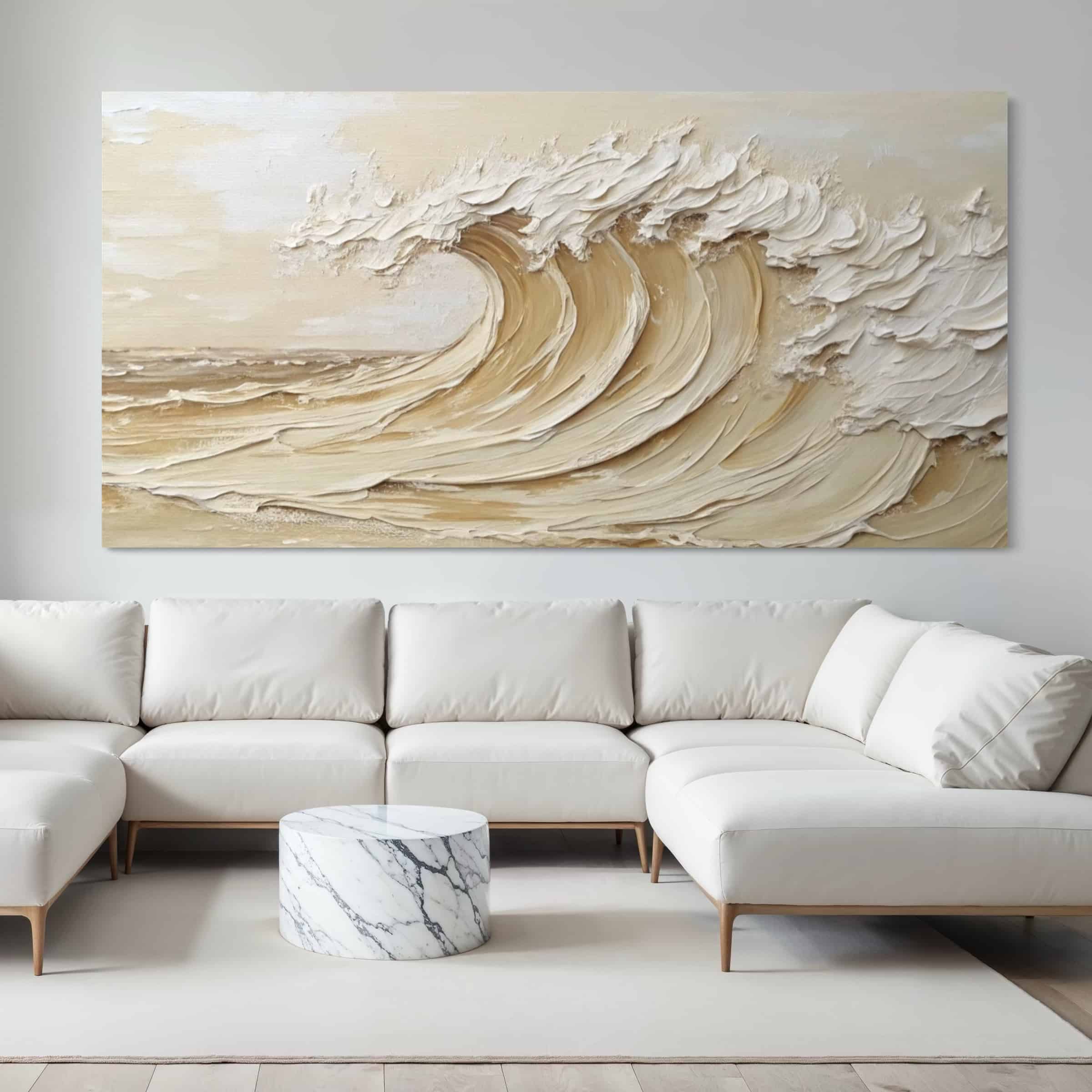 SEA & BEACH ART "GOLDEN WAVE"