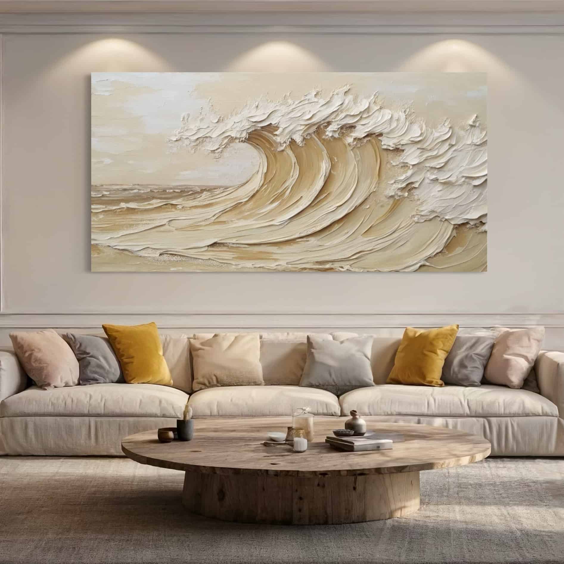 SEA & BEACH ART "GOLDEN WAVE"