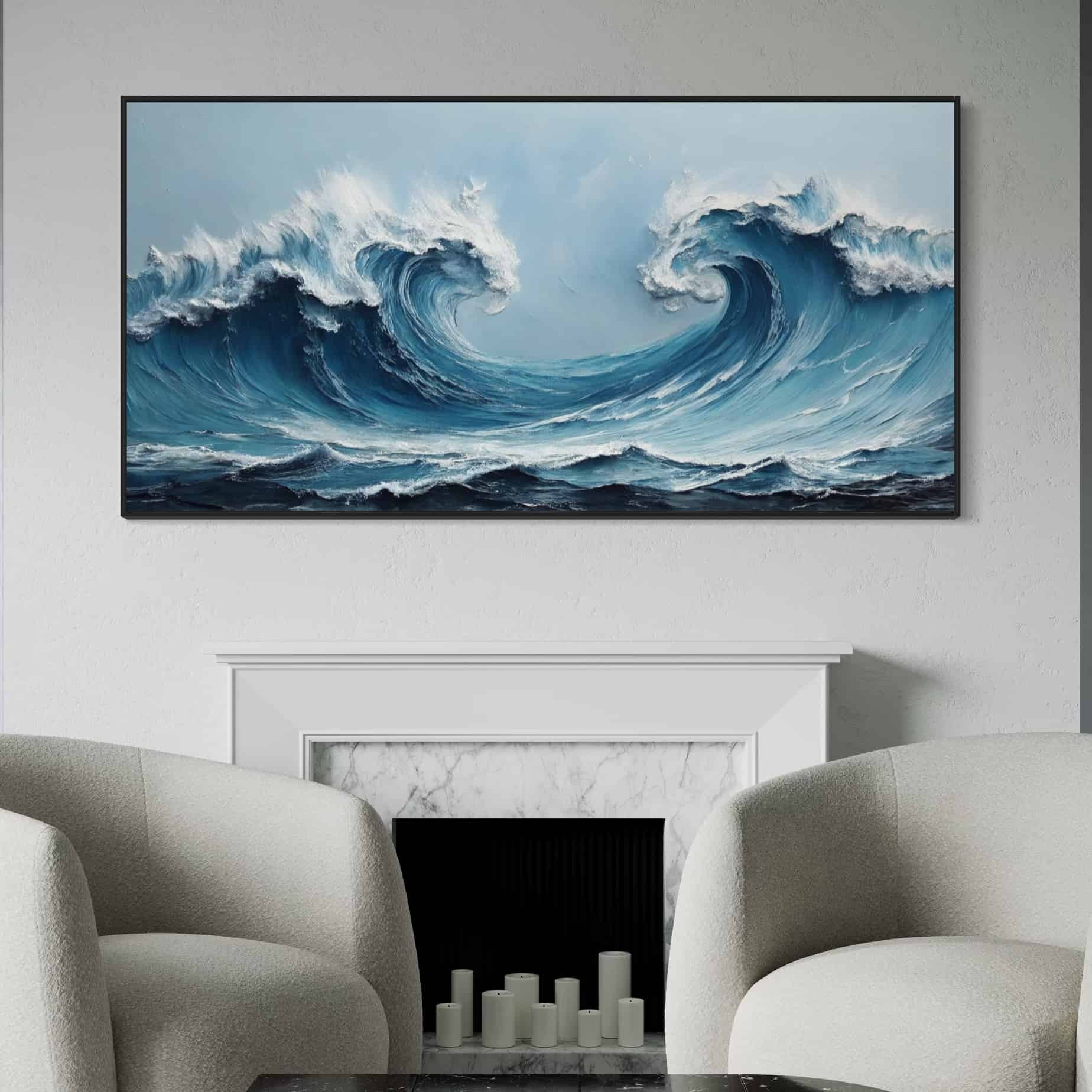 SEA & BEACH ART "TURBULENT SEA"
