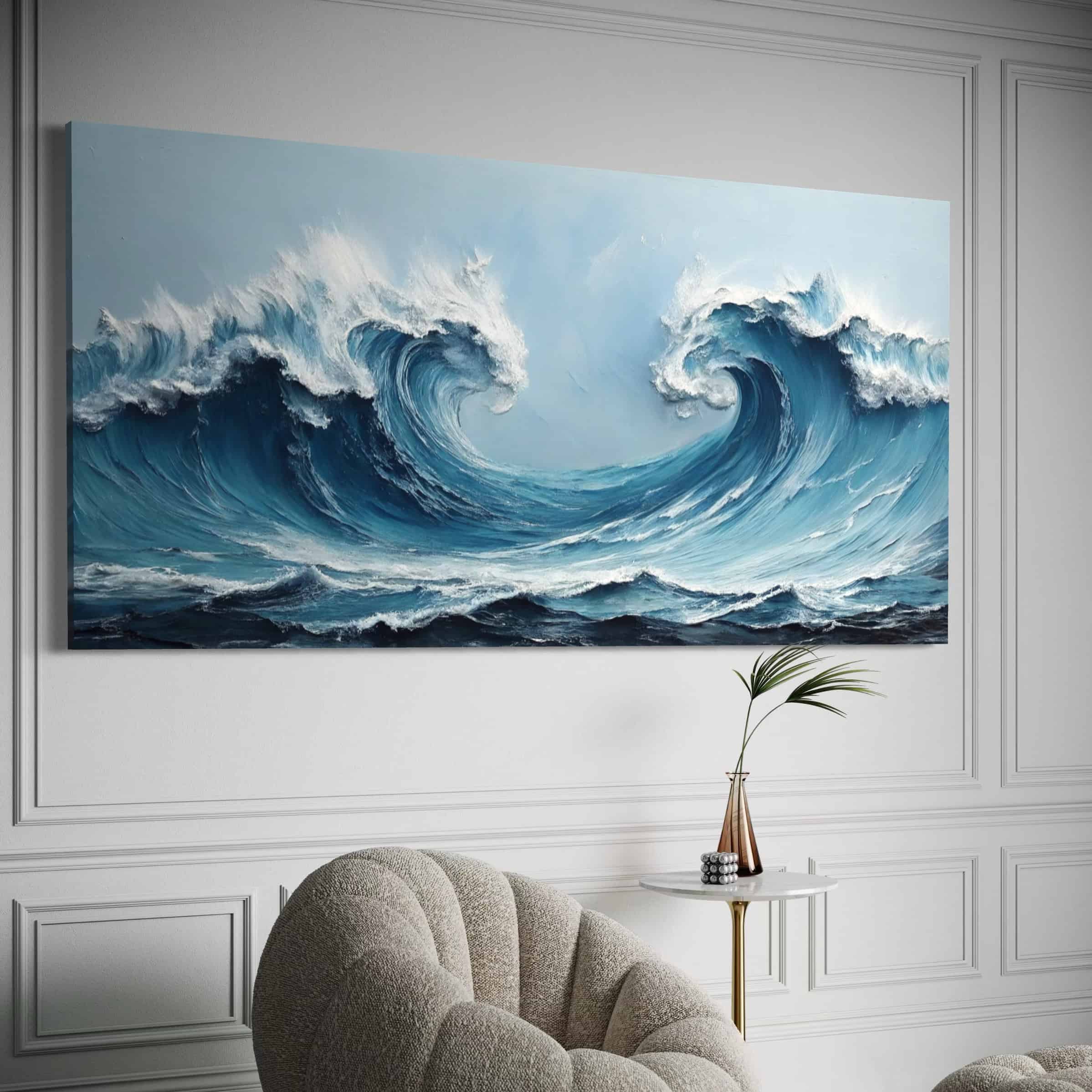 SEA & BEACH ART "TURBULENT SEA"