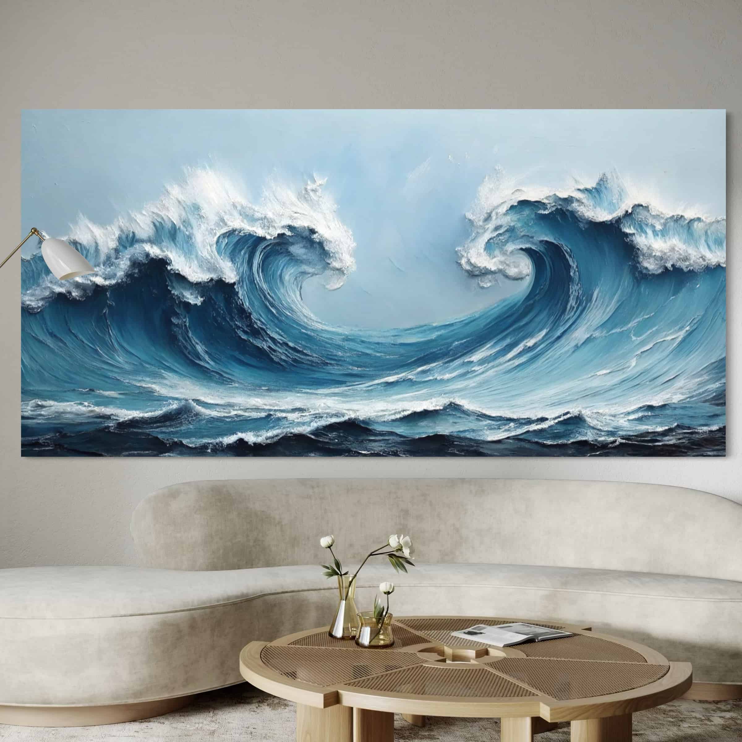 SEA & BEACH ART "TURBULENT SEA"