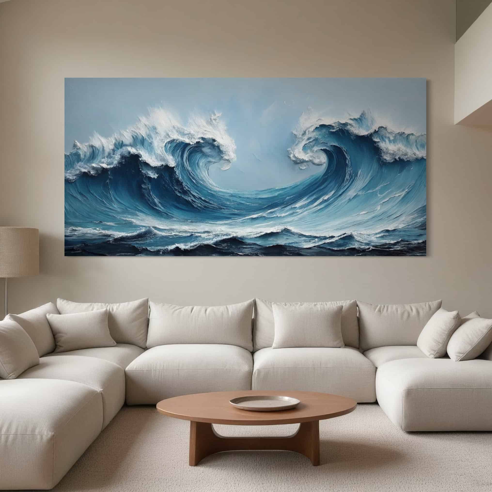 SEA & BEACH ART "TURBULENT SEA"
