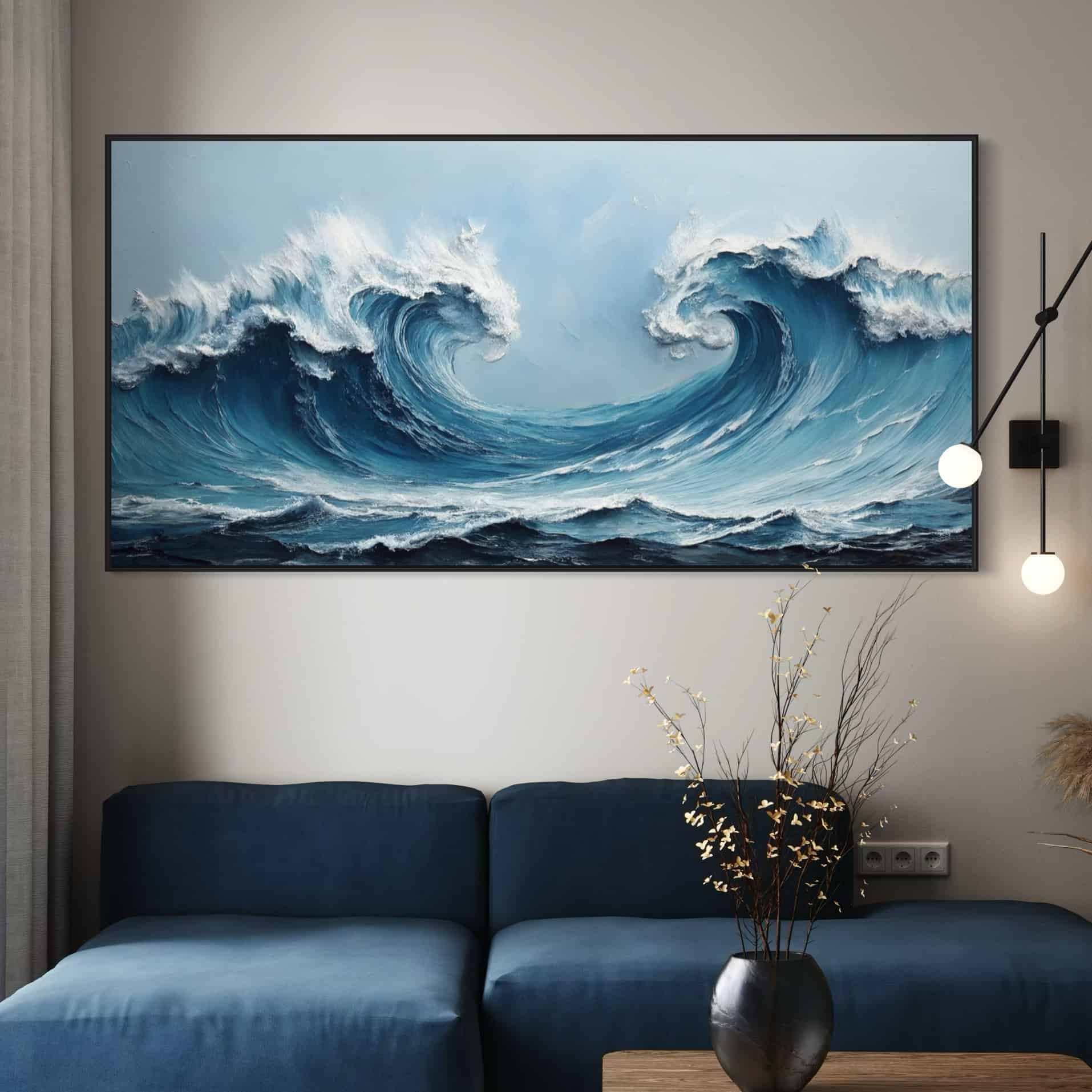 SEA & BEACH ART "TURBULENT SEA"