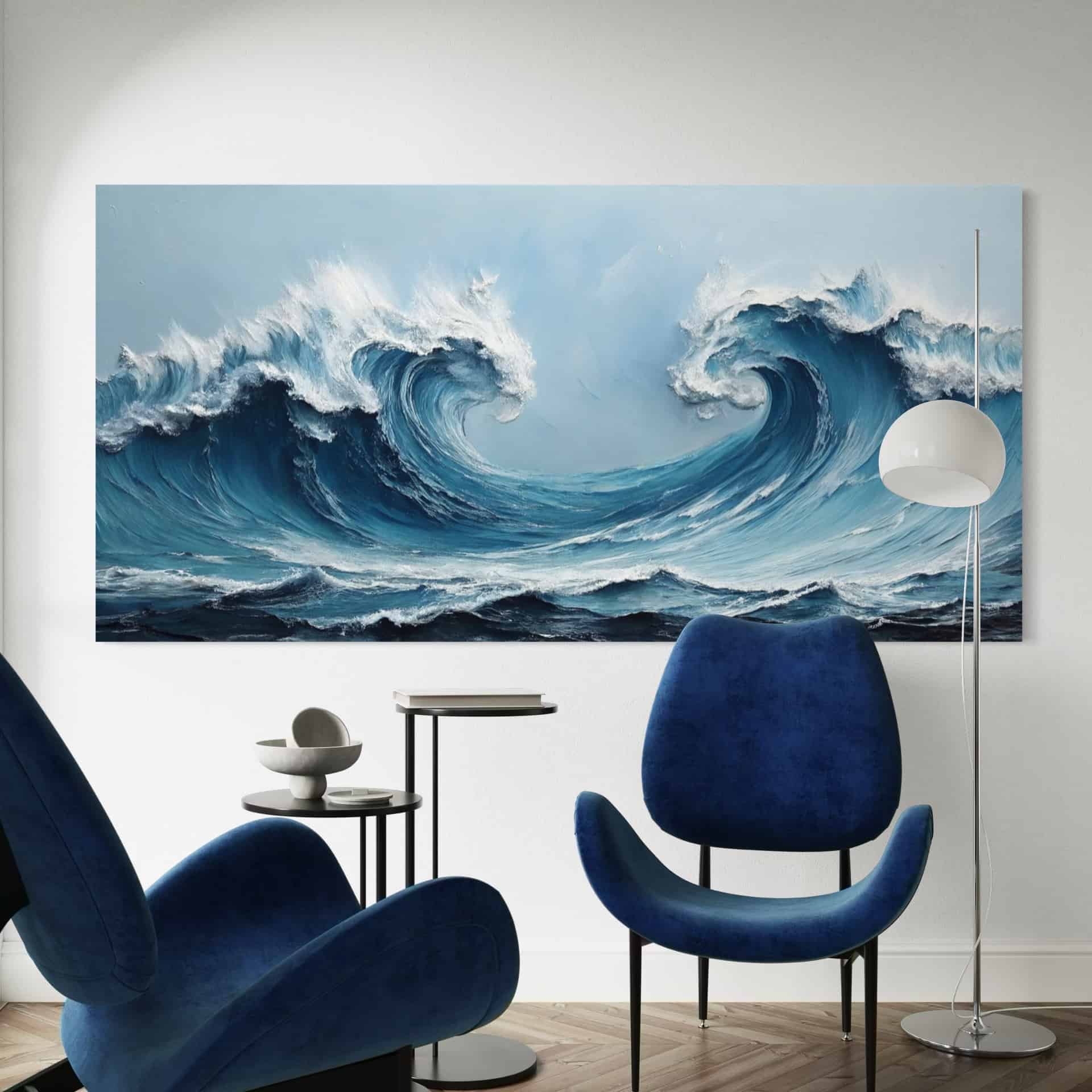 SEA & BEACH ART "TURBULENT SEA"