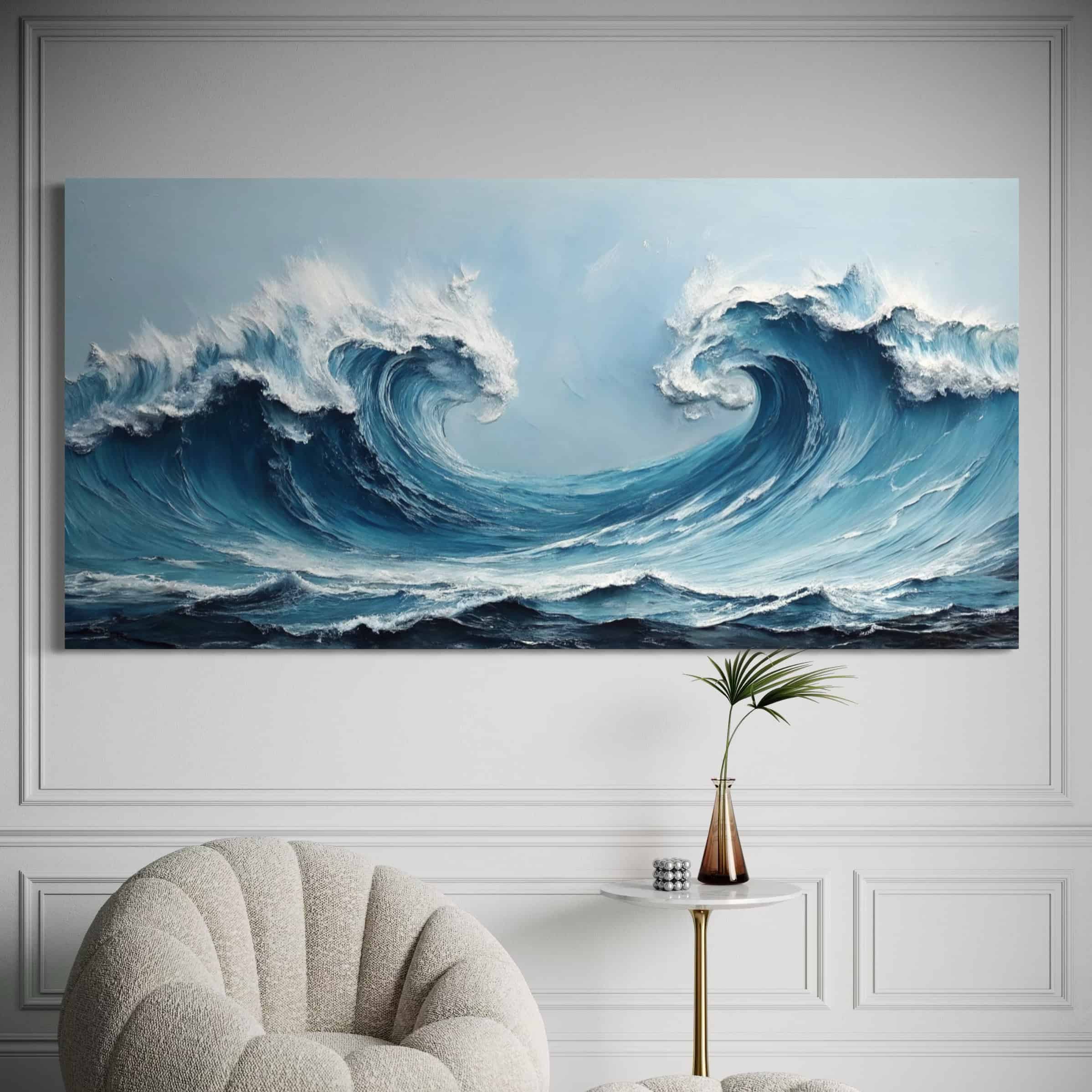SEA & BEACH ART "TURBULENT SEA"