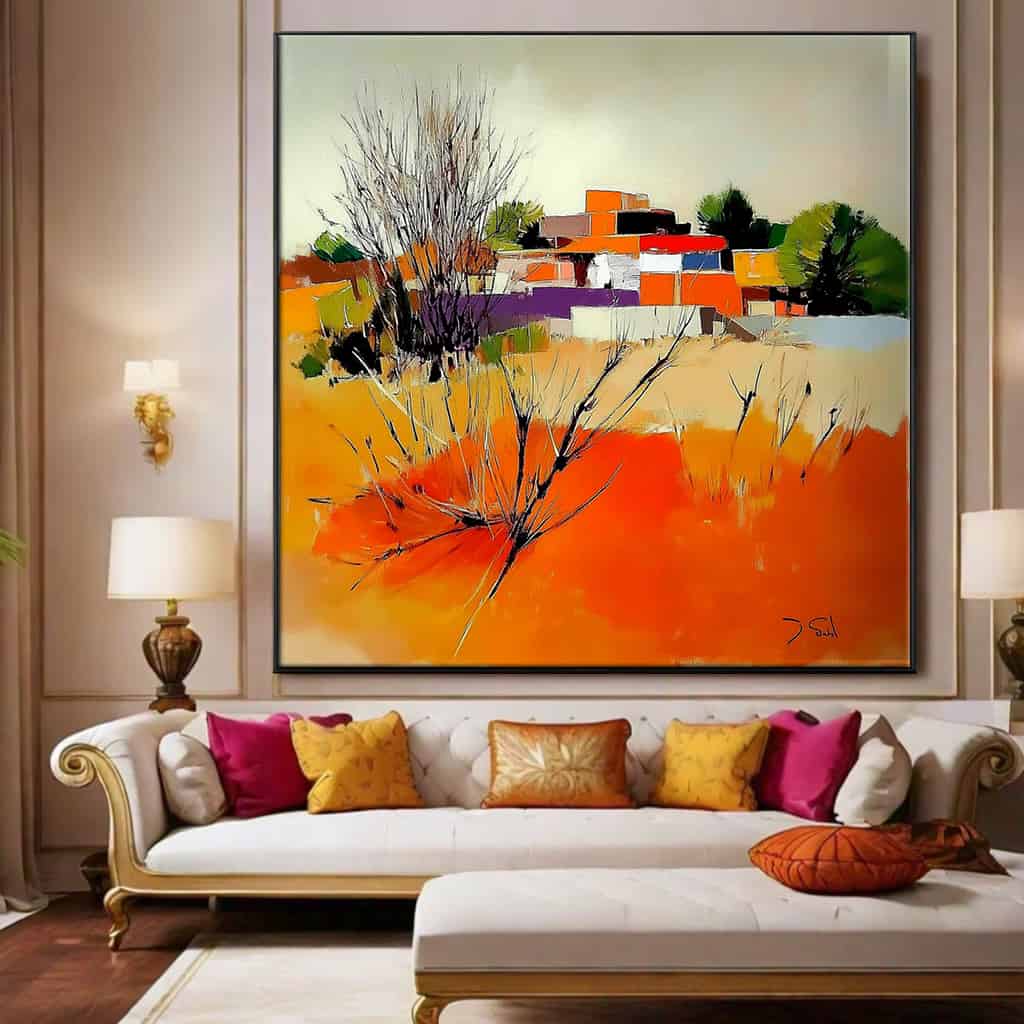 LANDSCAPE ART "OASIS OF FIRE"