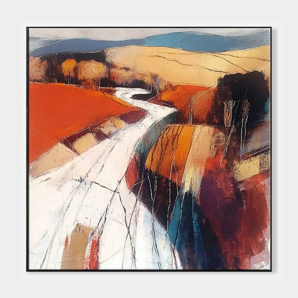 LANDSCAPE ART "THE CRIMSON RIVER"