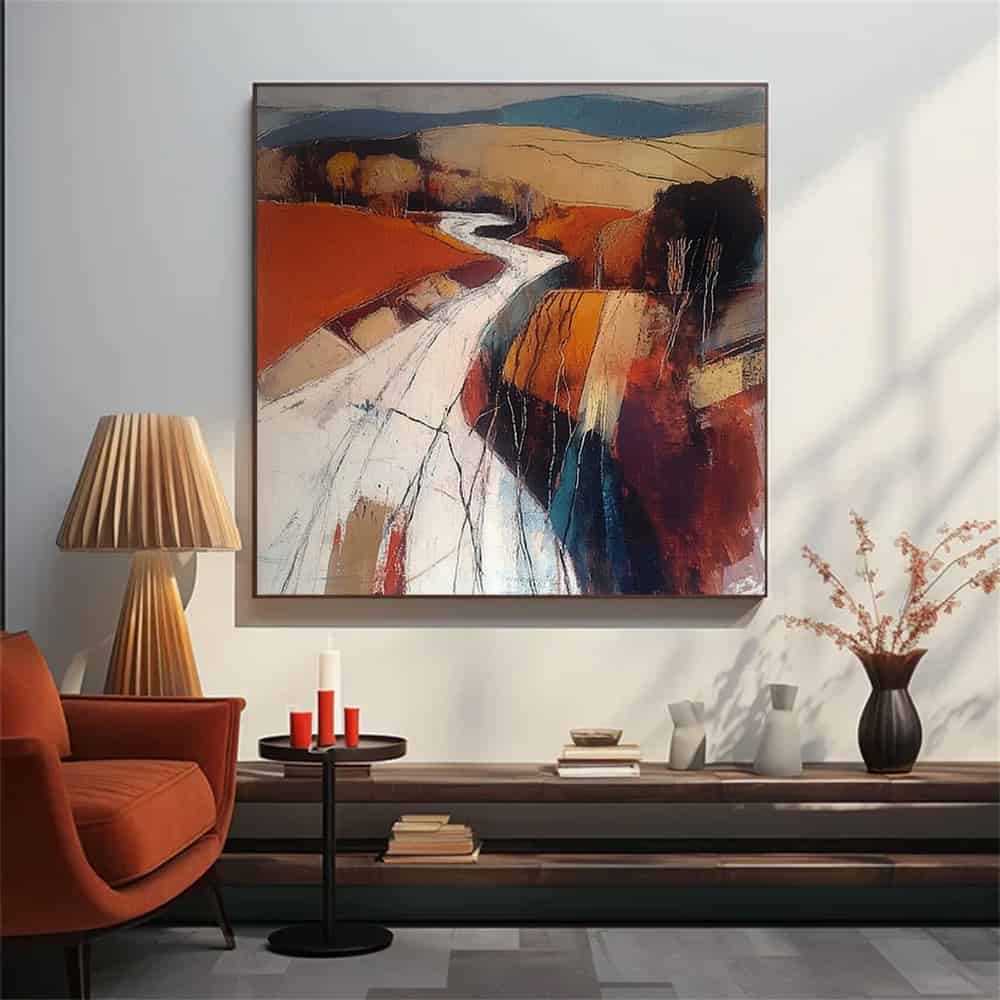 LANDSCAPE ART "THE CRIMSON RIVER"