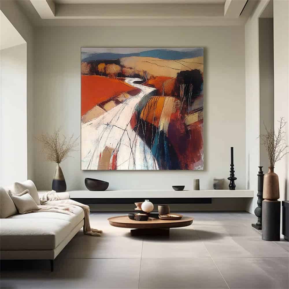 LANDSCAPE ART "THE CRIMSON RIVER"