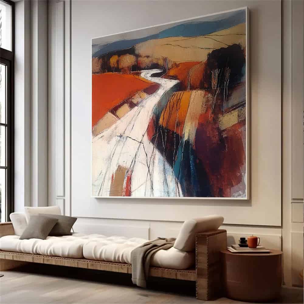 LANDSCAPE ART "THE CRIMSON RIVER"