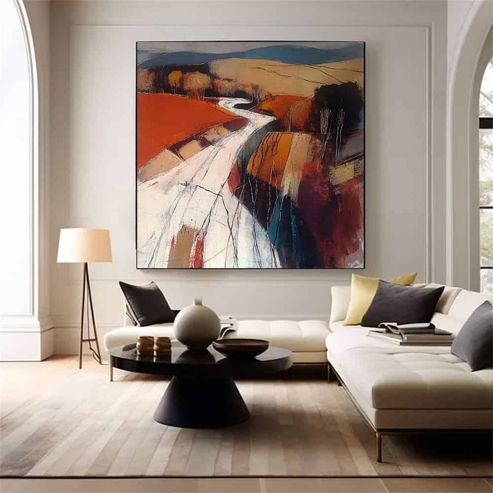 LANDSCAPE ART "THE CRIMSON RIVER"