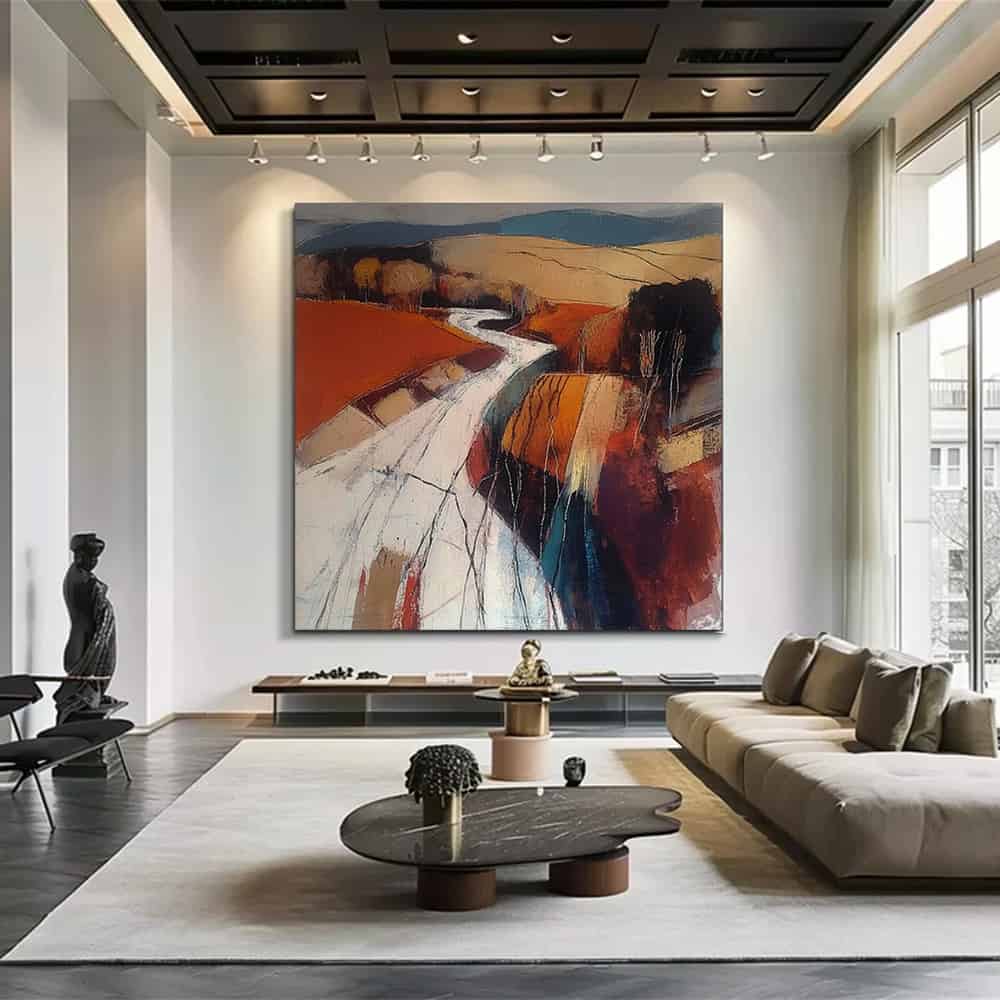 LANDSCAPE ART "THE CRIMSON RIVER"