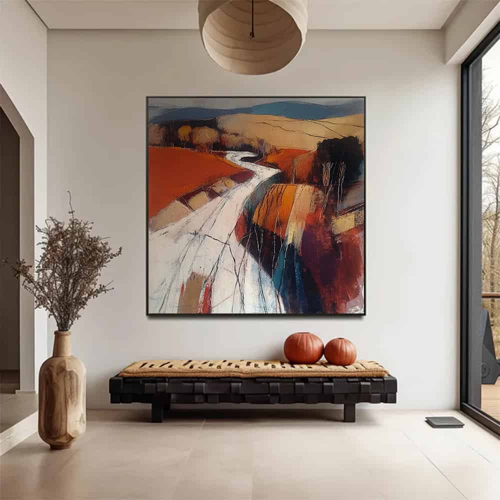 LANDSCAPE ART "THE CRIMSON RIVER"