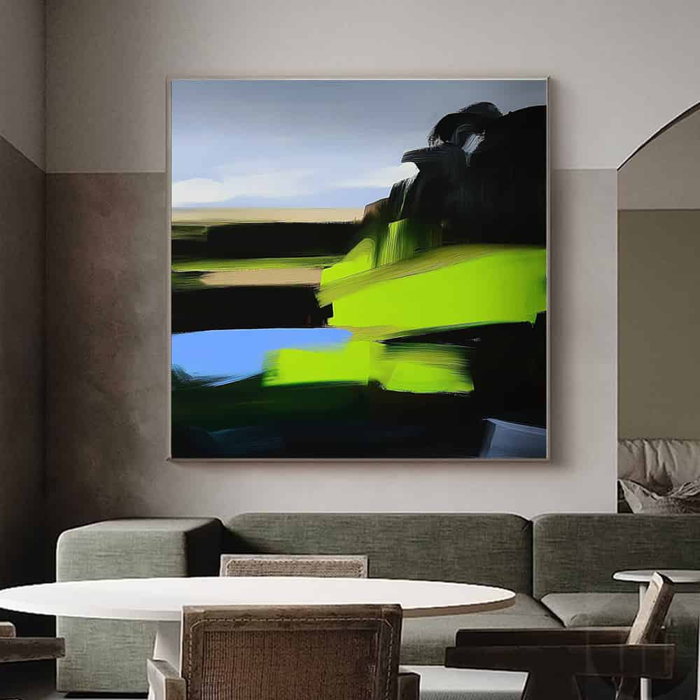 LANDSCAPE ART "VERDANT BRINK"