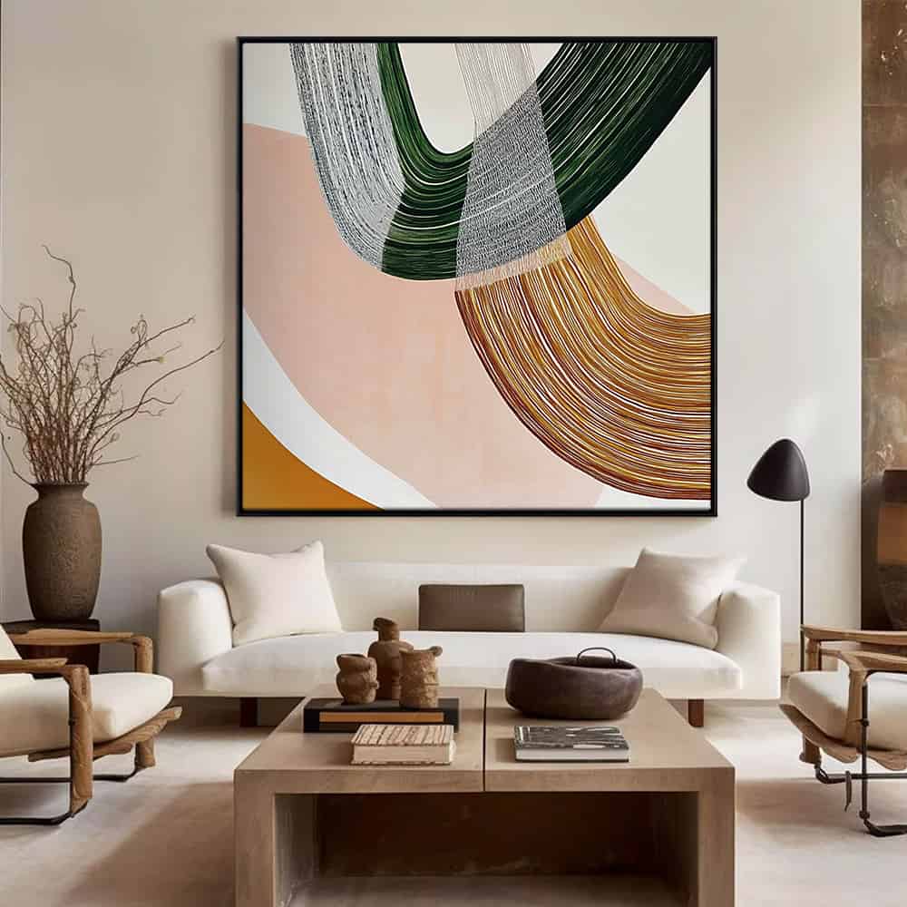 ABSTRACT ART "INTERTWINED FLOW"